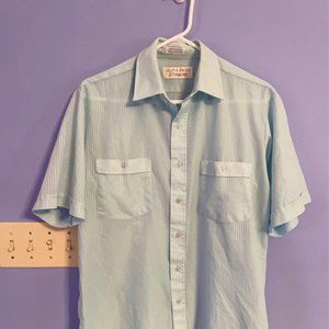 Vintage men’s light blue dress shirt